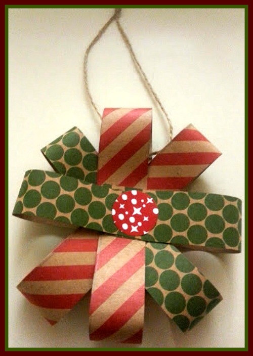 Easy Paper Christmas Ornaments