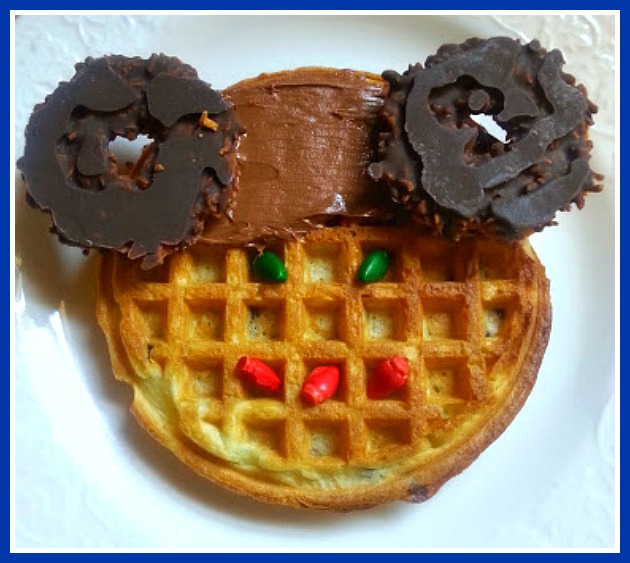 Princess Leia Waffles Star Wars Food Idea for a Star Wars Party!