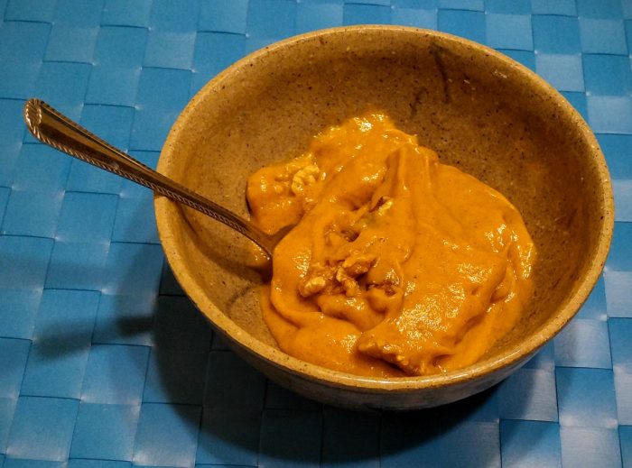 Maple Pumpkin Ice Cream- no dairy, no refined sugar