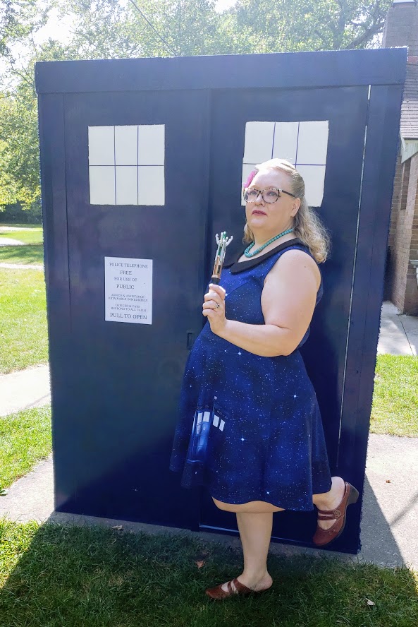 HANDMADE TARDIS for a Doctor Who party