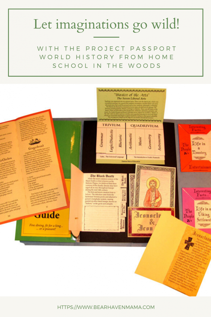 Take a trip through history and discover cultures at another era of time with hands-on projects and activities that drive the lessons home in a fun way with the Project Passport: World History Studies from Home School In the Woods.