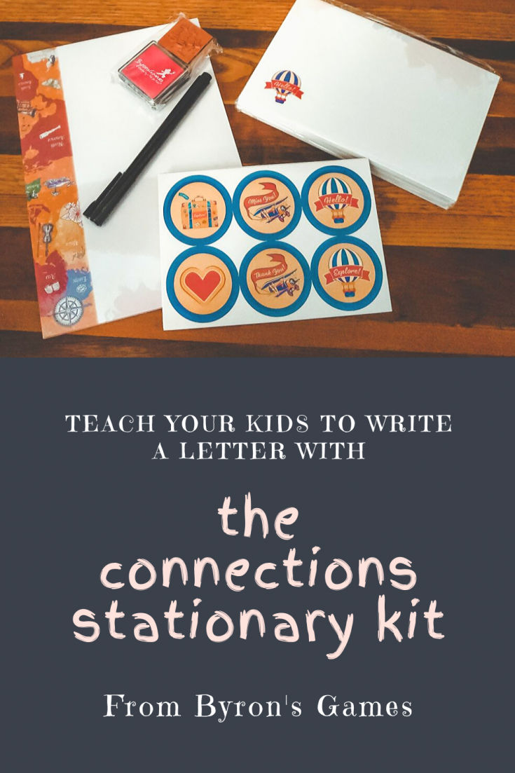 Help children learn to write letters with this global-themed, fun letter-writing kit with this letter writing kit from Byron's Games.