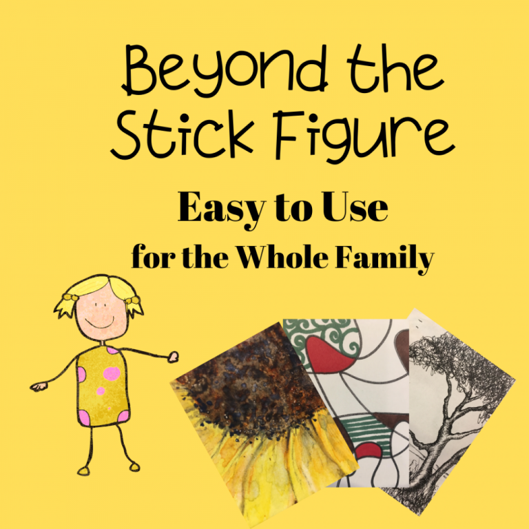 Find out how Beyond the Stick Figure provides a comprehensive Homeschool Art Curriculum for drawing for your whole family!
