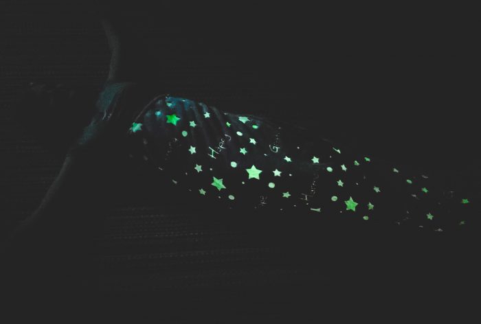 This comfy glow in the dark mermaid tail blanket is perfect for snuggling, sleepovers and pretend! Uses a UV flashlight to activate the glow in the dark properties!