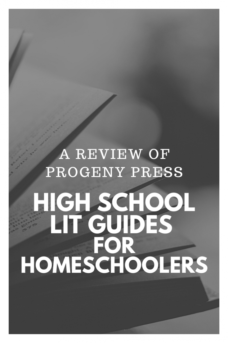 Progeny Press makes earning High School Literature credits easy with high school level study guides