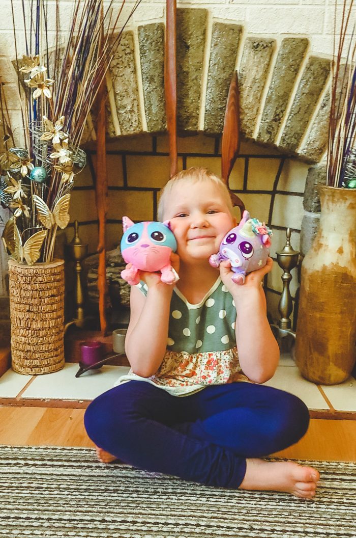 Fuzzy Wubble Jigglers – wiggly, jiggly, pint-sized pets that fit in the palm of your hand! Hug ‘em, squish ‘em, toss ‘em, catch ‘em. Jigglers not only snuggle; they shake, wiggle and roll! Find out more in our review of these Fuzzy Wubble Jigglers!