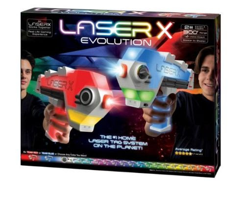 Laser X evolution is the newest addition to the Laser X family. Laser X evolution brings the excitement of a laser tag arena right to your own backyard