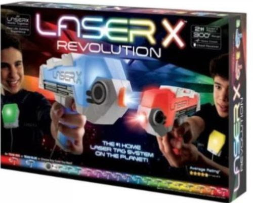 Laser X Revolution is the newest addition to the Laser X family. Laser X Revolution brings the excitement of a laser tag arena right to your own backyard