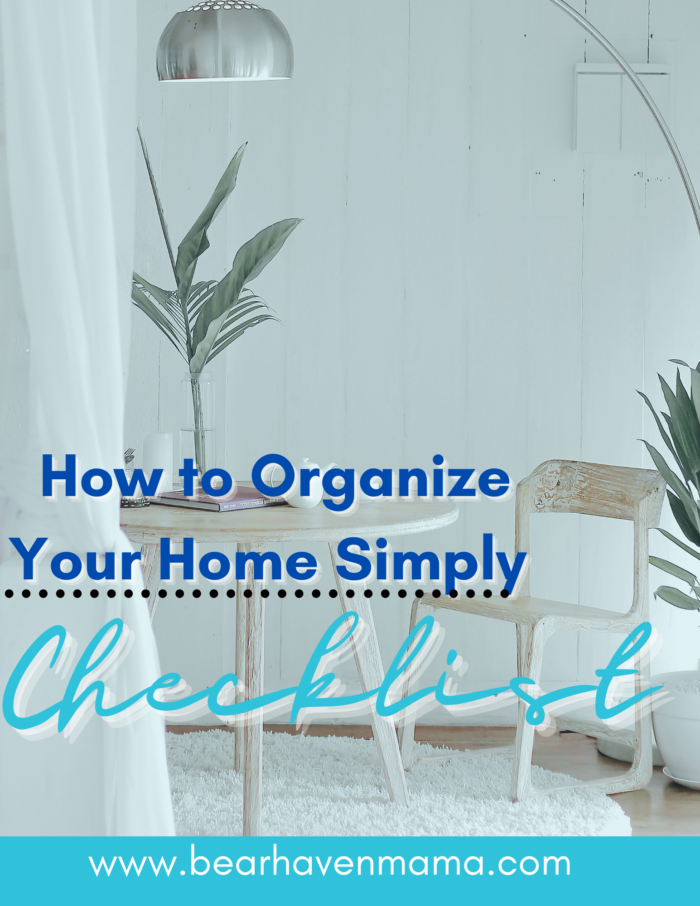 Need organization inspiration? Then check out these tips on how to organize your whole house, plus a printable checklist to keep it organized!