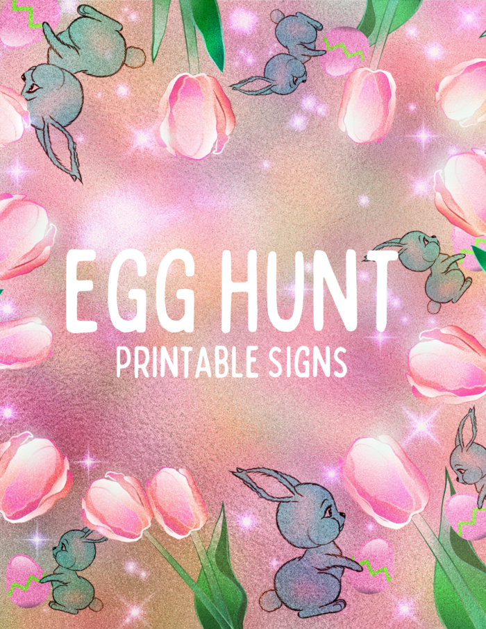 FREE Easter Egg Hunt DIY Printable Signs A Must Have For An Egg Hunt