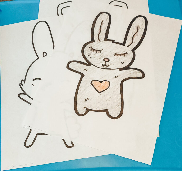 Easter Bunny Coloring Book Free Printable