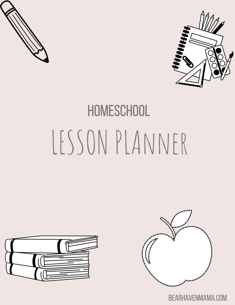 Free Homeschool Teacher Printable Planner