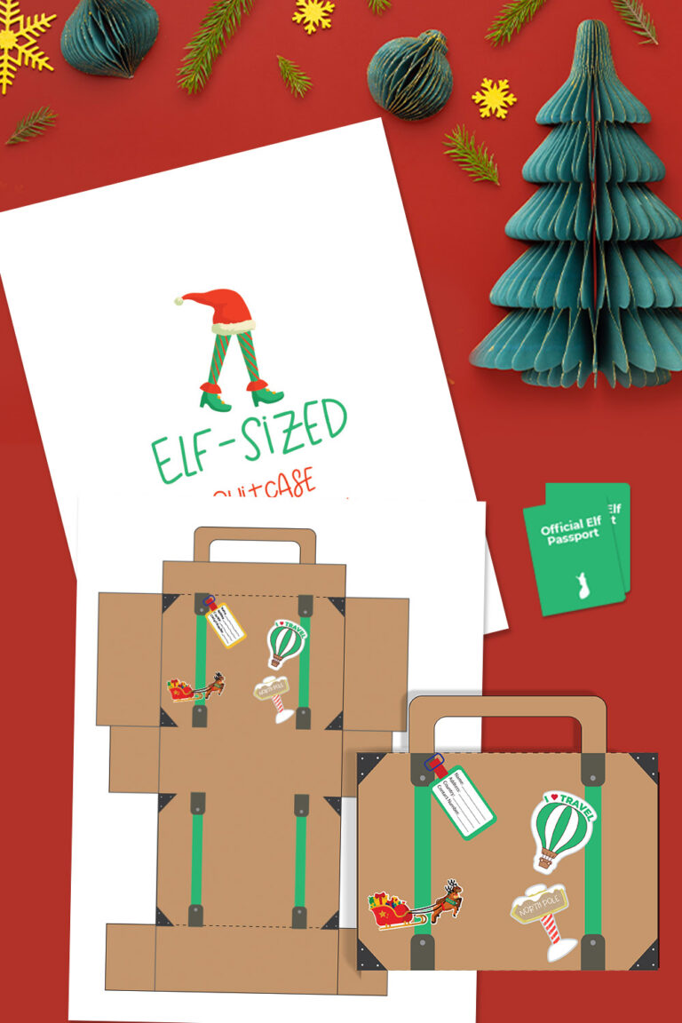 Make Your own Elf-Sized Suitcase and Passport