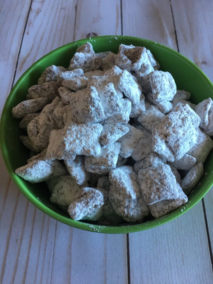 Double Peanut Butter Puppy Chow