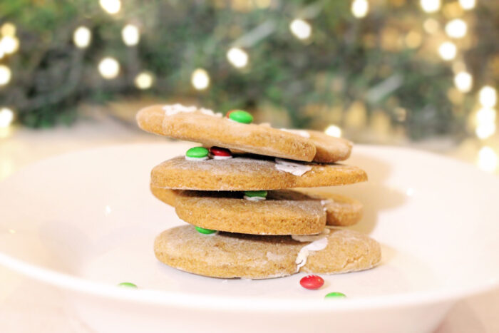Mickey Gingerbread Cookies - Stacked
