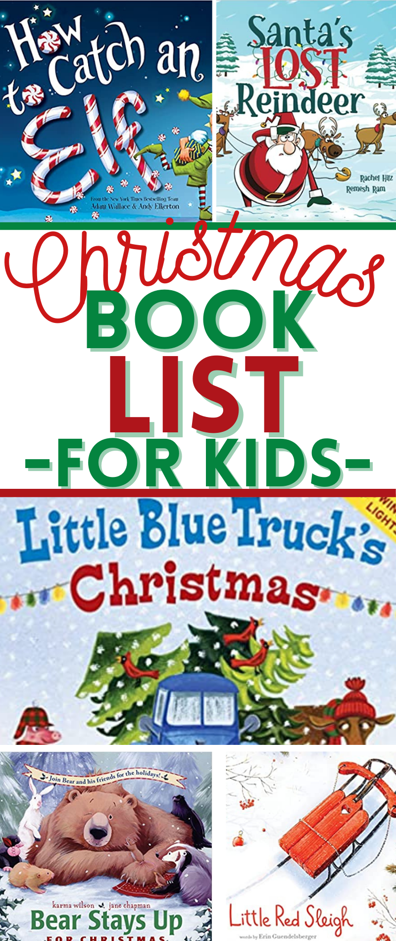 childrens books with words saying christmas book list for kids