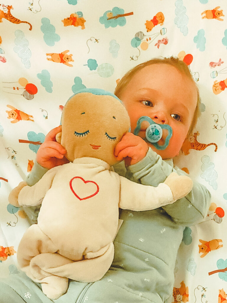 lulla doll for review with baby