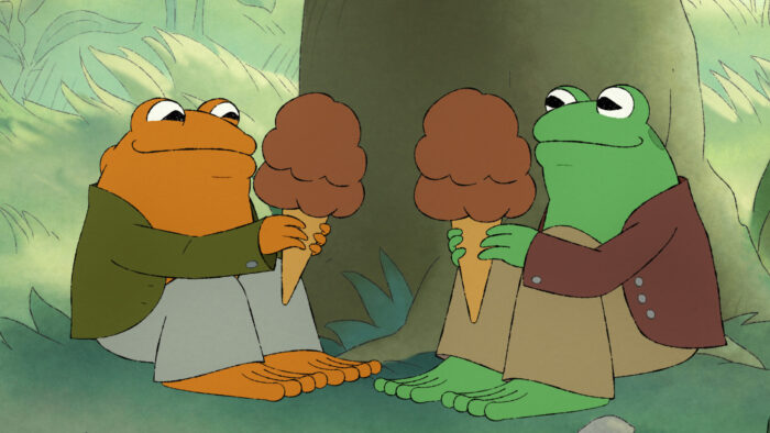 frog and toad with ice cream cones
