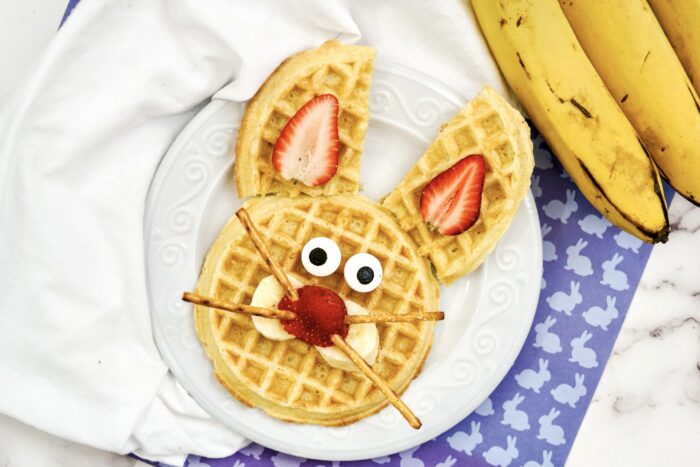 Easter Bunny Waffle