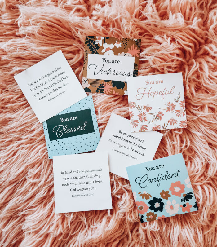 you are loved scripture cards