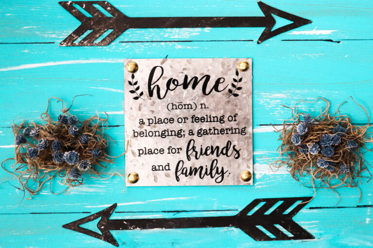 How to create a Farmhouse Sign using Dollar Tree Items